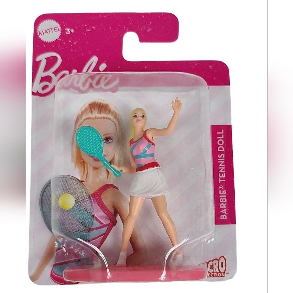 Barbie Tennis Doll Figure Women In Sports Mattel Collectible Mini Player Toy